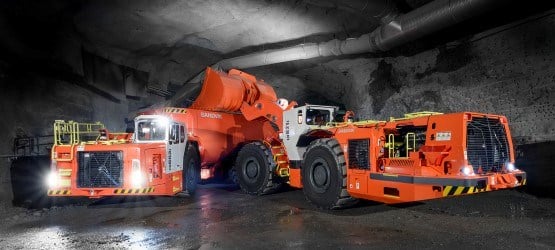 Underground loaders and trucks